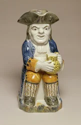 Boccale Toby, realizzato a Staffordshire, c.1790-1810